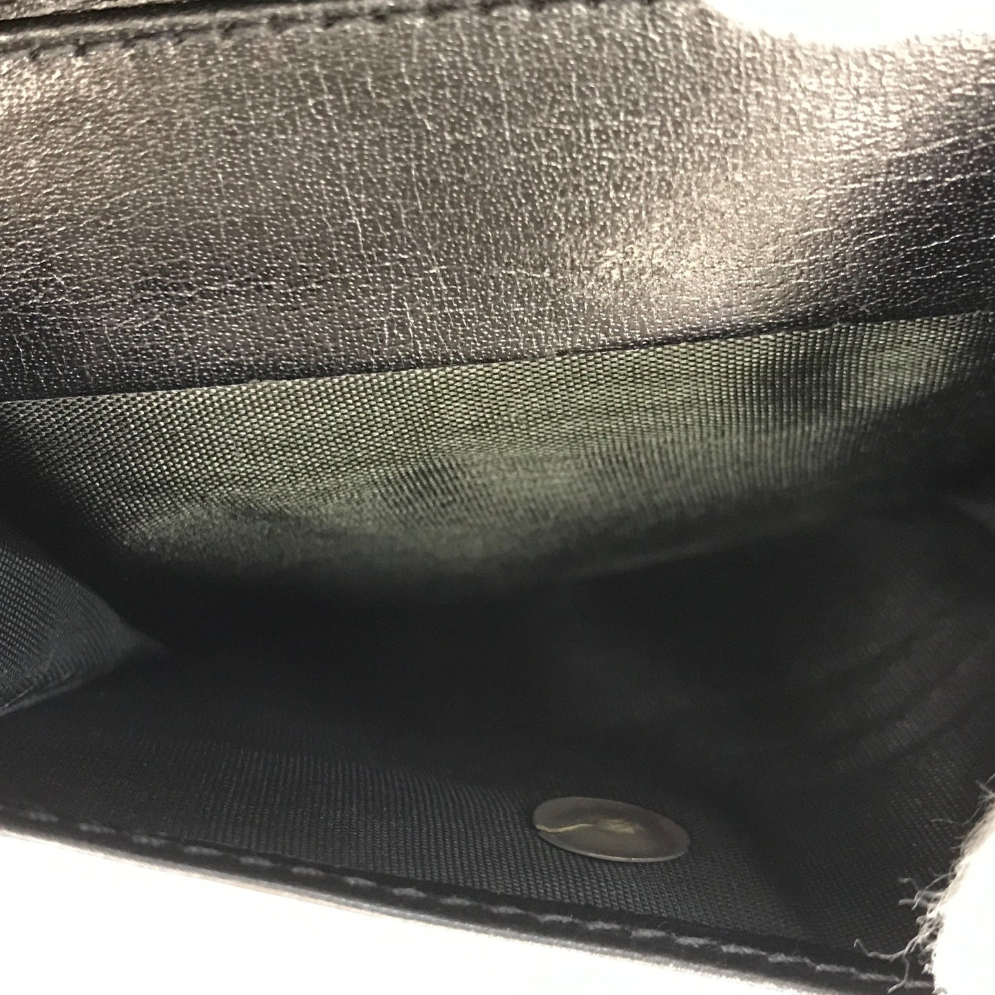 CELINE セリーヌ 財布 レディース 三つ折り レザー ゴールド金具 コンパクト ブラック 中古 T1