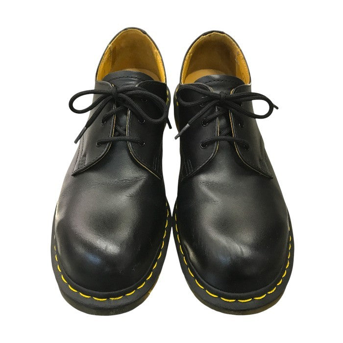 Dr.Martens ドクターマーチン 3Eye Steel Toe Shoe 3ホールシューズ メンズ レザー スチールトゥ レースアップ ブラック UK8/27cm 1925 5400 中古 T1