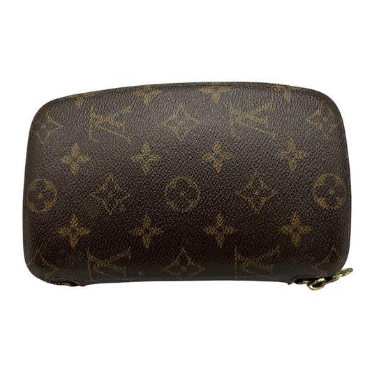 ルイヴィトン LOUIS VUITTON モノグラム アジェンダジオット 手帳ケース ラウンドファスナー ブラウン M62950 ブランド 小物 カード入れ 中古 W４