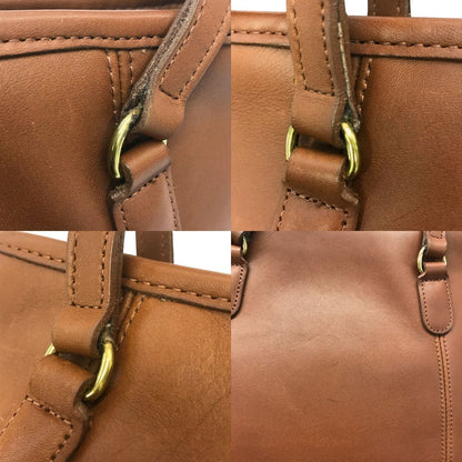COACH コーチ ショルダーバッグ レディース レザー オールド バネ口 トート ブラウン 9996 中古 T1