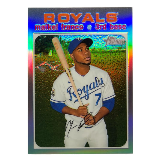 TOPPS MLBカード HERITAGE MAIKEL FRANCO KANSAS CITY ROYALS /571 #THC-529 中古 IT2