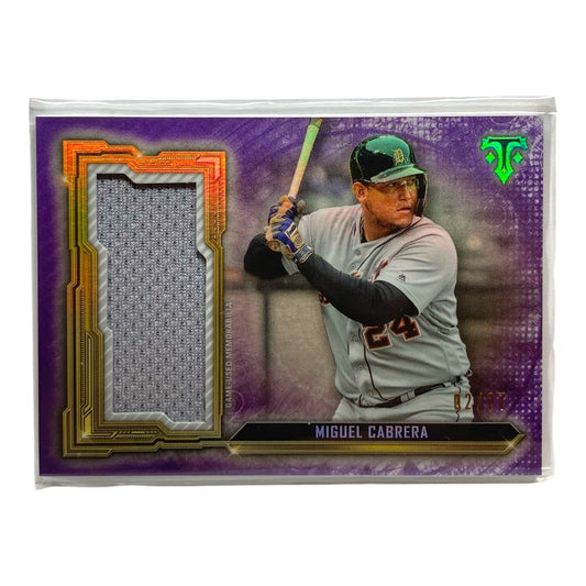 TOPPS MLBカード TRIPLE THREADS MIGUEL CABRERA TIGERS 02/27 #SJR-MCB 中古 IT2