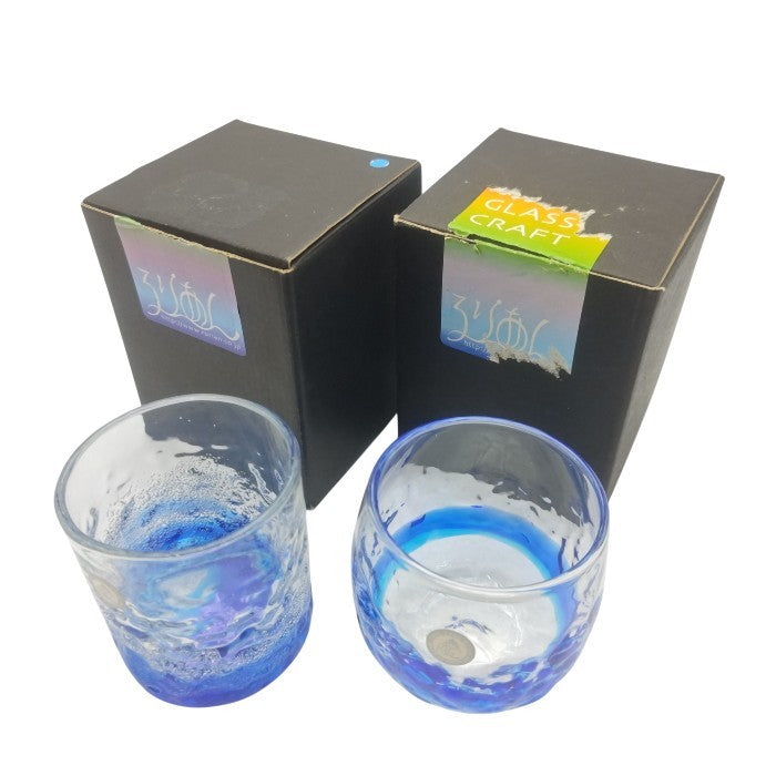 【未使用品】 るりあん 琉球ガラス グラス タンブラー 2Pセット 中古 H4