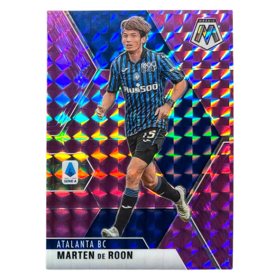 PANINI サッカーカード MOSAIC SERIE A PRIZM MARTEN DE ROON ATALANTA /49 #19 中古 IT2