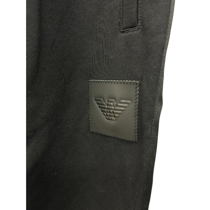 EMPORIO ARMANI エンポリオアルマーニ パンツ メンズ スウェット ロゴ サイドライン ブラック XS 3H1PG5 1JPHZ ボトムス ズボン 中古 W1