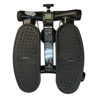 ショップジャパン 健康ステッパー NICE DAY ナイスデイ プレミアム 高さ調節 歩数カウンター コンパクト ブラック ND-1B 中古 T1