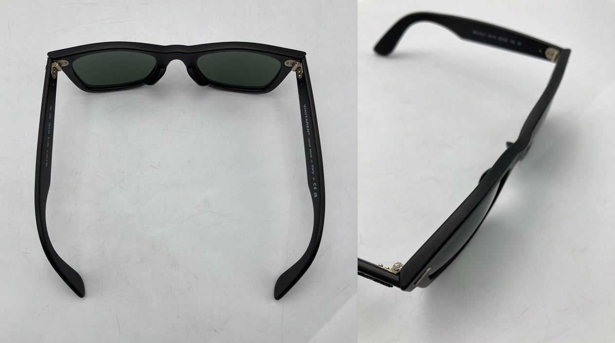 RayBan WAYFARER レイバン ウェイファーラー フルフィットモデル サングラス RB2140-F 901-S サイズ52 中古 D4
