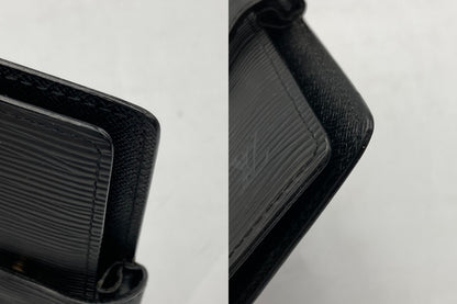 LOUIS VUITTON エピ アジェンダPM 手帳カバー ブラック R20052 中古 D4
