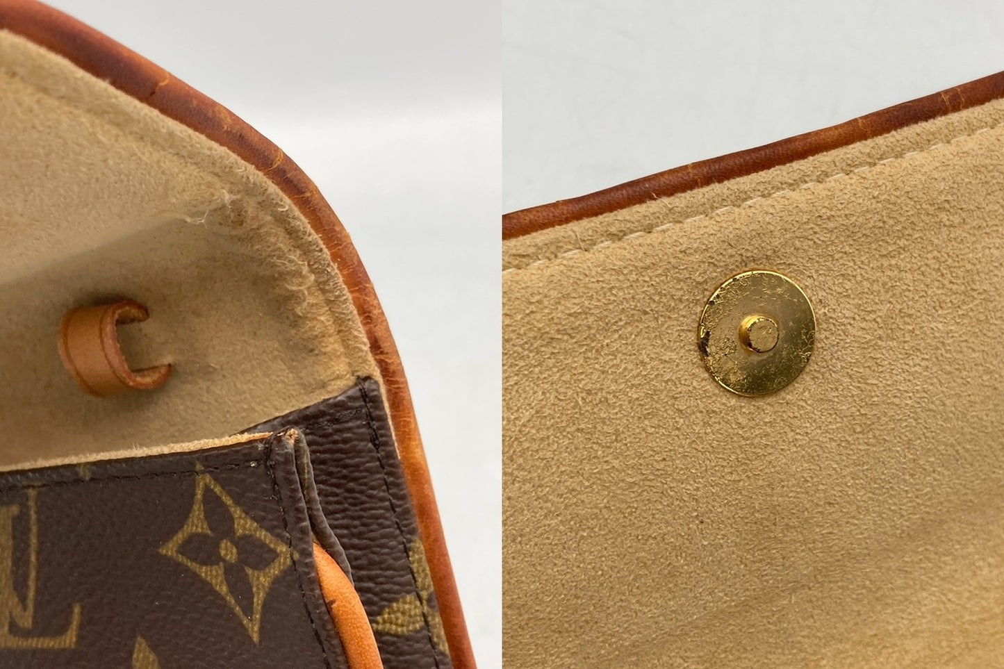 LOUIS VUITTON ルイヴィトン モノグラム ポシェットツイン PM ショルダーバッグ M51854 中古 D4