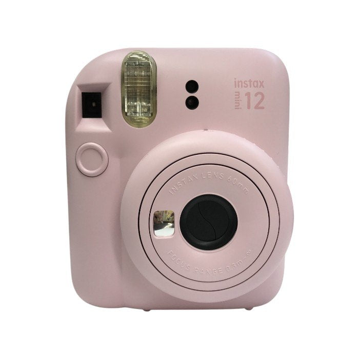 FUJIFILM チェキ instax mini 12 インスタントカメラ ブロッサムピンク 富士フィルム セルフィー 乾電池使用 INS MINI 12 PINK 中古 T1