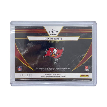 PANINI NFLカード SELECT PRIZM DEVIN WHITE TAMPA BAY BUCCANEERS 111/199 #RM-DW 中古 IT1