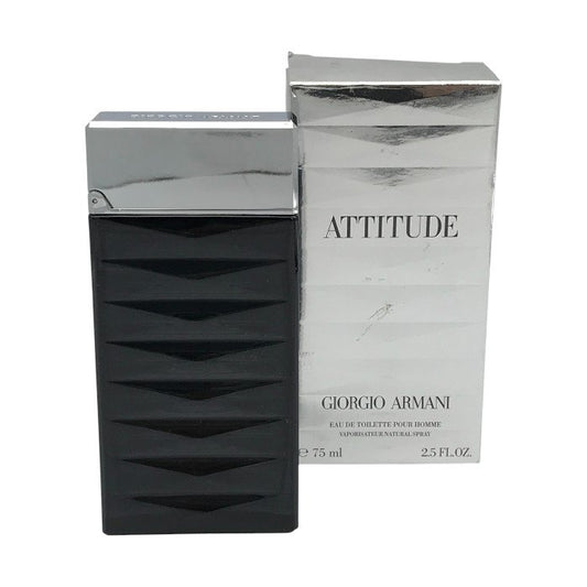 GIORGIO ARMANI ジョルジオアルマーニ ATTITUDE オードトワレ 香水 メンズ 75ml アティチュード プールオム EDT スプレー 中古 T1
