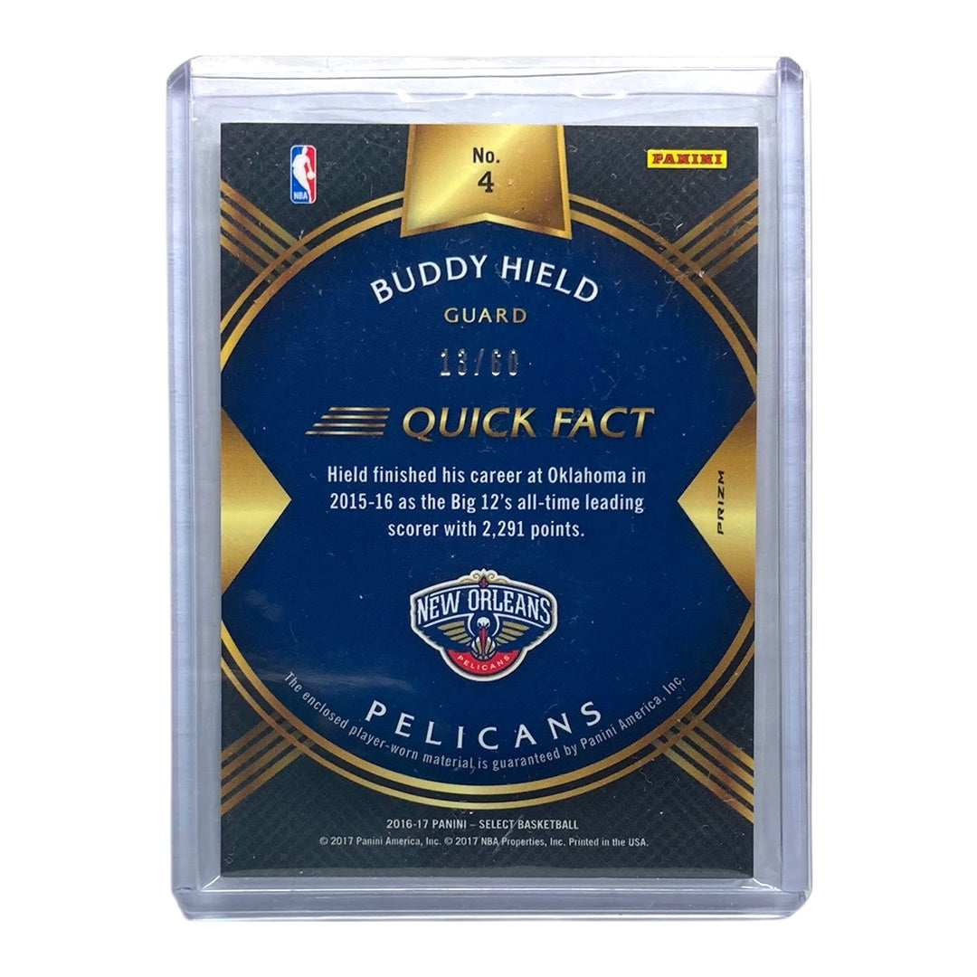PANINI NBAカード SELECT PRIZM BUDDY HIELD NEW ORLEANS PELICANS /60 #4 中古 IT2