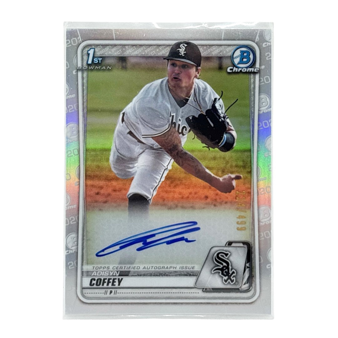 TOPPS MLBカード BOWMAN CHROME 1ST ADISYN COFFEY CHICAGO WHITE SOX /499 #CDA-AC 中古 IT1
