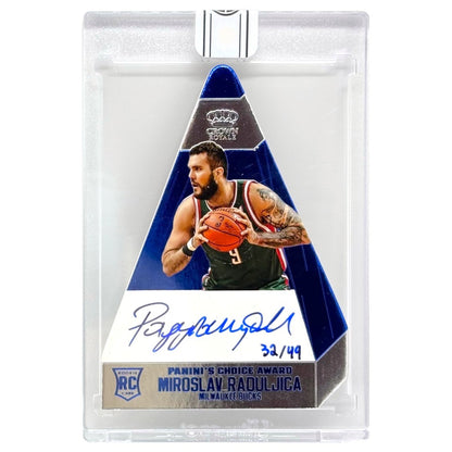 未開封品 PANINI NBAカード PREFERRED DIE-CUT MIROSLAV RADULJICA MILWAUKEE BUCKS /49 #104 中古 IT1