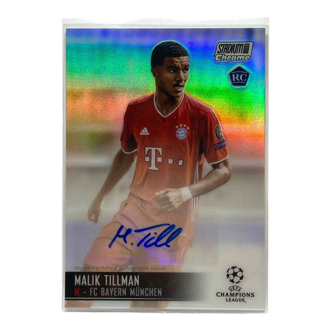 TOPPS サッカーカード STADIUM CLUB CHROME MALIK TILLMAN BAYERN #CA-MT 中古 IT2