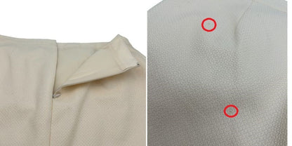 salvatore Ferragamo サルヴァトーレ フェラガモ タイト スカート 40 レディース ブランド おしゃれ フェミニン ホワイト 中古 W４