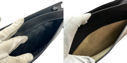 dunhill ダンヒル レザー セカンドバッグ 本革 鞄 クラッチバッグ メンズ ビジネス おでかけ 中古 W４