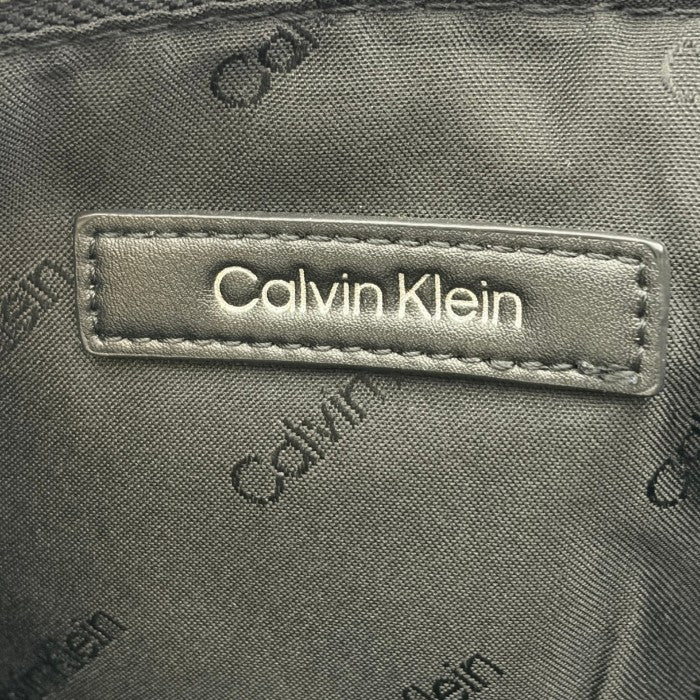 Calvin Klein カルバンクライン ナイロン ショルダーバック 鞄 レディース ブラック 中古 W1