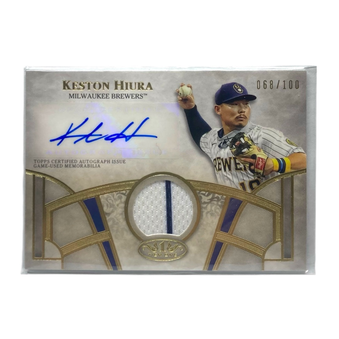 TOPPS MLBカード TIER 1 KESTON HIURA MILWAUKEE BREWERS /100 #T1AR-KH 中古 IT2