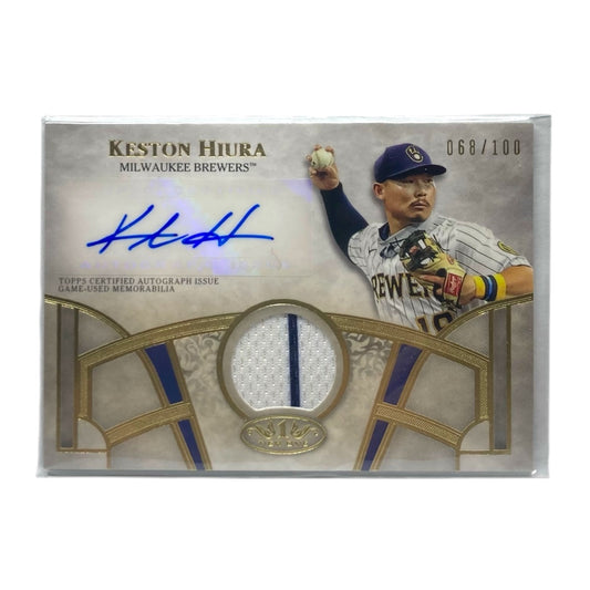 TOPPS MLBカード TIER 1 KESTON HIURA MILWAUKEE BREWERS /100 #T1AR-KH 中古 IT2