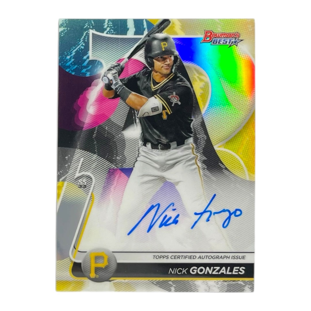 TOPPS MLBカード BOWMAN'S BEST NICK GONZALES PITTSBURGH PIRATES #B20-NG 中古 IT2