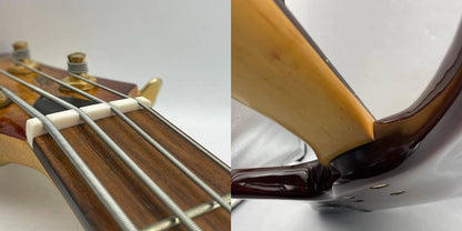 Bacchus ベースギター BOB-650SP ユニバースシリーズ 限定生産 スポルテッド 練習 入門 中古 R4