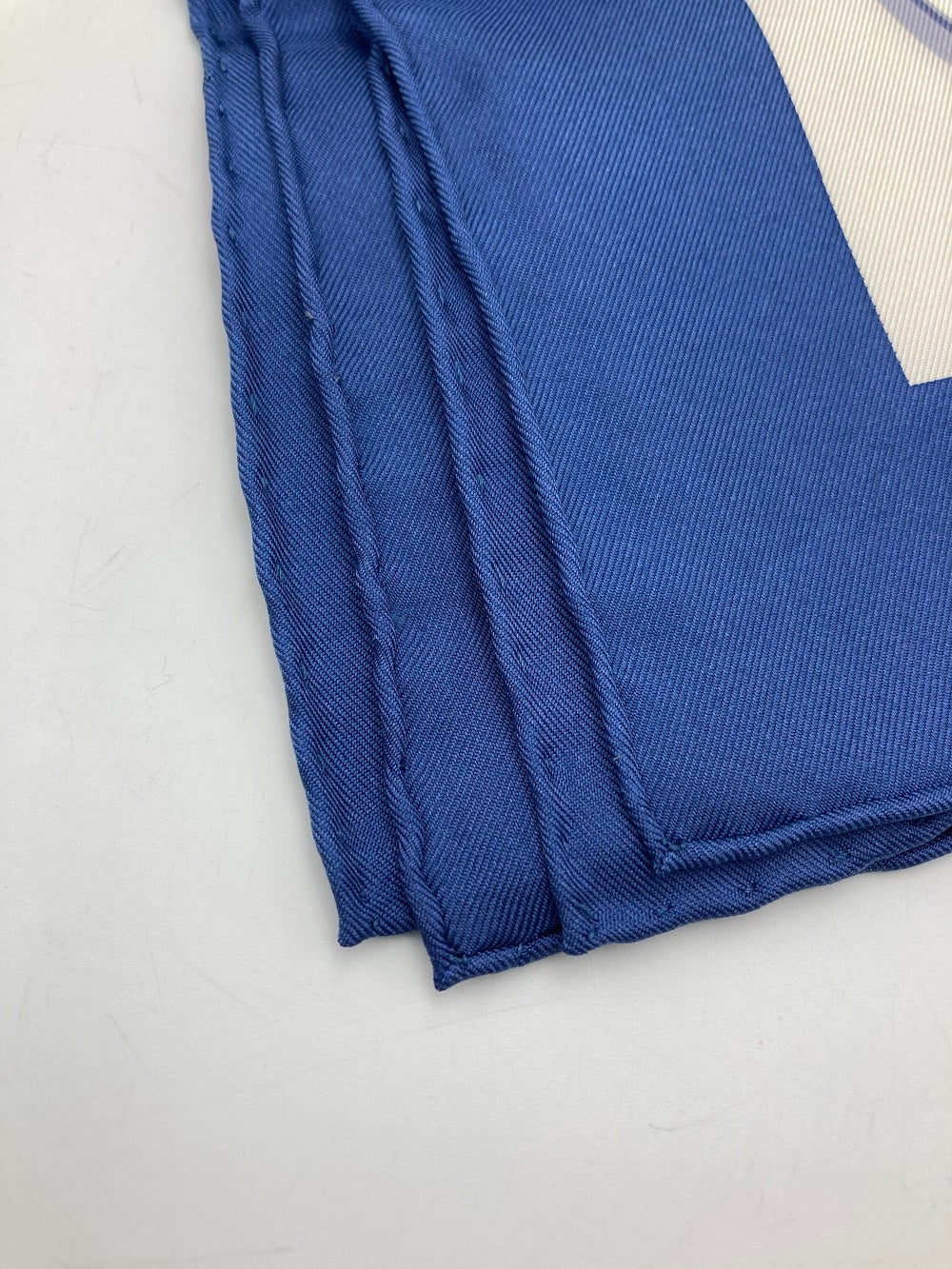 HERMES エルメス カレ40 BRIDES de GALA ブリッド・ドゥ・ガラ (式典用馬勒）シルクスカーフ 中古 D4