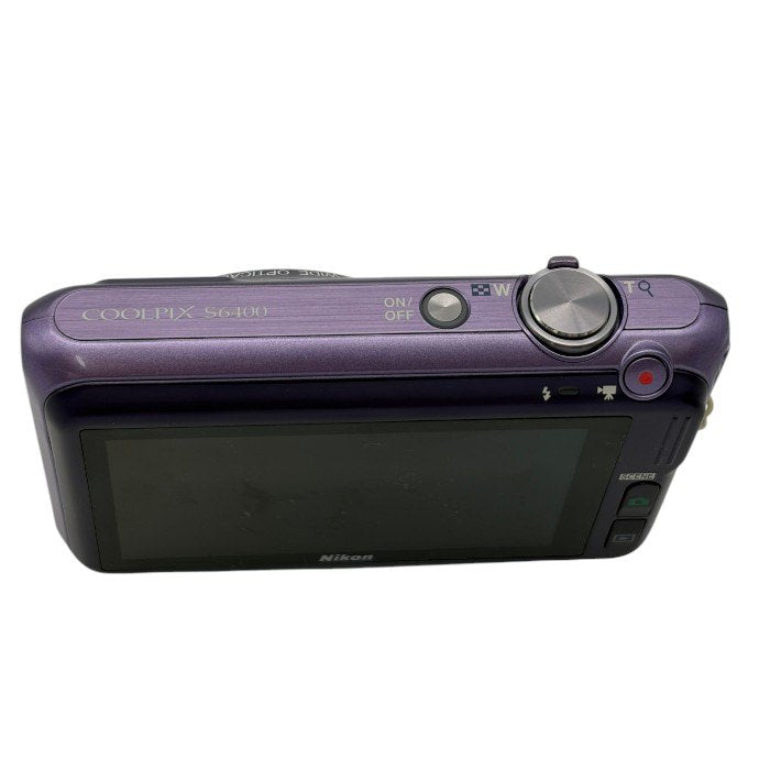 Nikon ニコン COOLPIX S6400 デジタルカメラ ライラックパープル カメラ コンパクト 写真 撮影 デジカメ 中古 W1