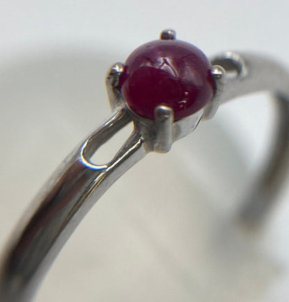 ジュエリーマキ PWG9 パラホワイトゴールド リング 5号 中古 D4