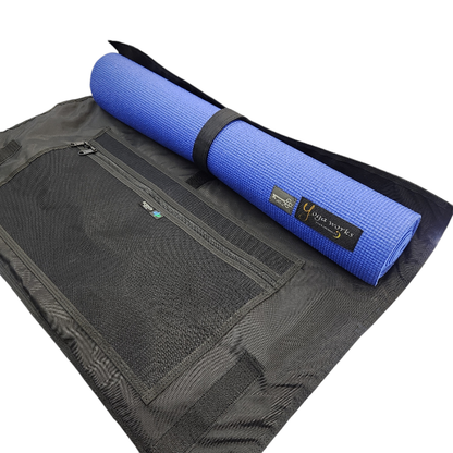 PORTER × PAPER SKY ポーター ペーパースカイ ヨガマットケース TRAVEL SERIES style-hug ロールマットレス ラグ ブラック/ブルー 中古 T1