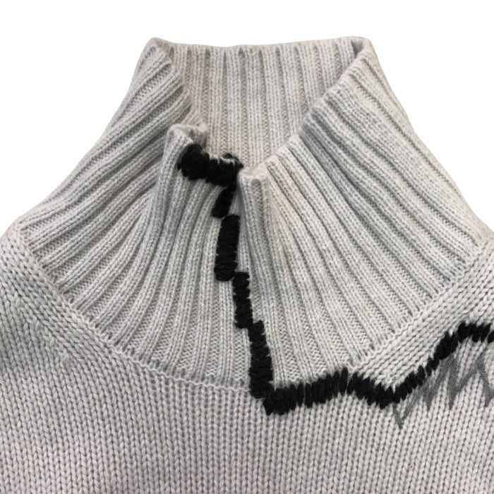 EMPORIO ARMANI エンポリオアルマーニ ニットトップス メンズ アルパカ セーター ハイネック オフホワイト S(180)サイズ 6L1MV8 1M07Z 中古 T1