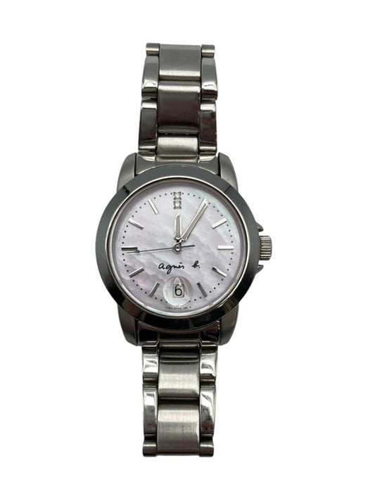 agnes b. アニエスベー クオーツ 腕時計 7N82-0BM0 アナログ レディース 中古 D4