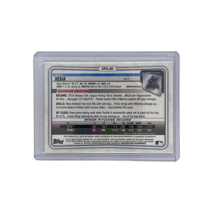 TOPPS MLBカード BOWMAN CHROME 1st ALEX VESIA 058/150 #CPA-AV 中古 IT1