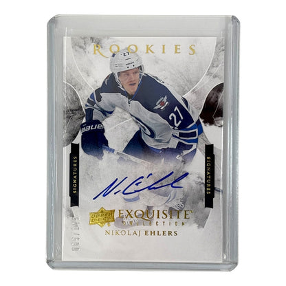 UPPER DECK NHLカード EXQUISITE COLLECTION NIKOLAJ EHLERS WINNIPEG JETS /149 #ESRP-NE 中古 IT1