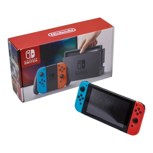 任天堂 Nintendo Switch 本体 (ニンテンドースイッチ) Joy-Con (L) ネオンブルー/ (R) ネオンレッド HAC-001 中古 a1