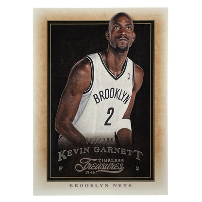 PANINI NBAカード TIMELESS TREASURES KEVIN GARNETT BROOKLYN NETS /299 #93 中古 IT2