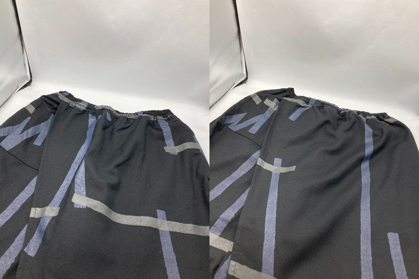 SOU・SOU ソウソウ カシミヤ混 筒下 鳶 ブラック パンツ サイズS 中古 D4