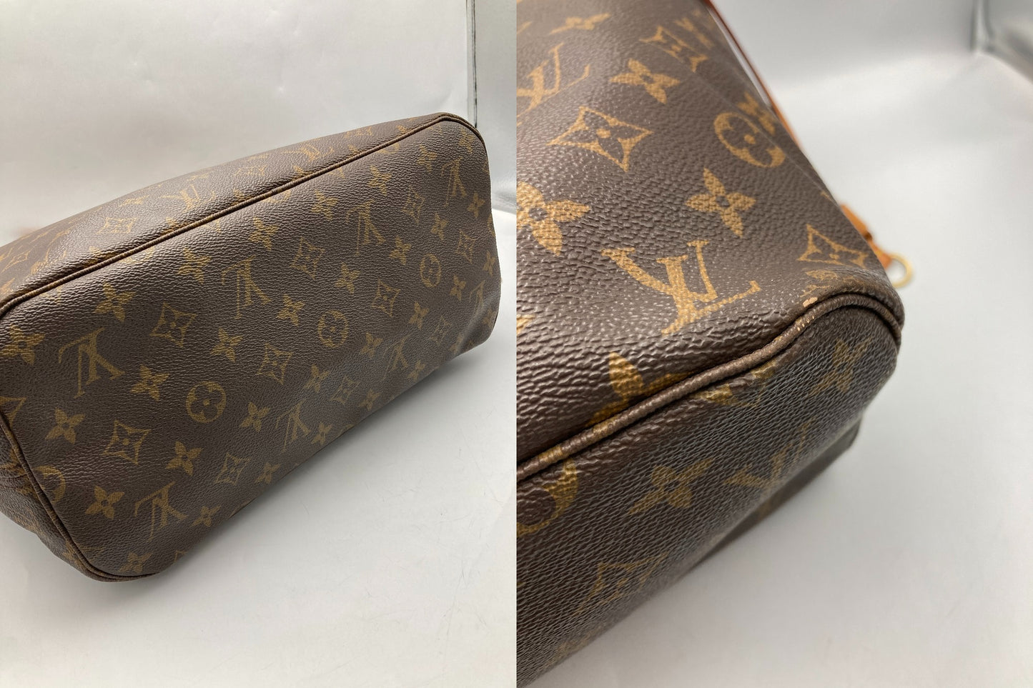 LOUIS VUITTON ルイヴィトン モノグラム ネヴァーフル MM トートバッグ M40156 中古 D4