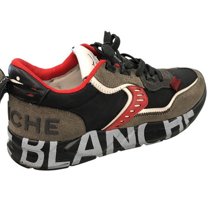 VOILE BLANCHE ボイルブランシェ スニーカー CLUB01 43 メンズ ローカット ロゴ スウェード 厚底 シューズ 中古 Y1