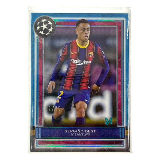 TOPPS サッカーカード MUSEUM COLLECTION SERGINO DEST BARCELONA 52/75 #48 中古 IT1