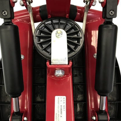 ショップジャパン 健康ステッパー ナイスデイ 健康ステッパー 専用ハンドル付き カウンターなし 有酸素運動 座りながら レッド NDS-1 中古 T1