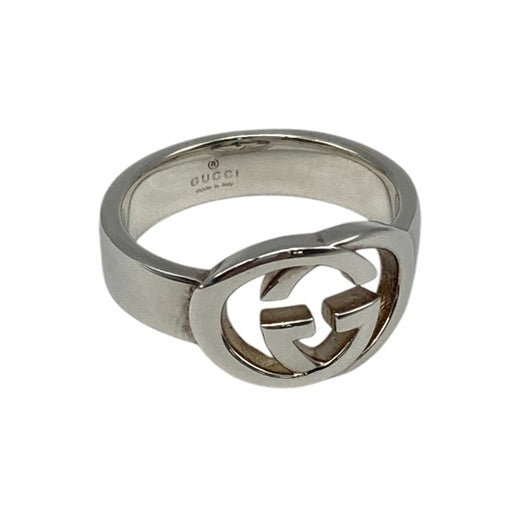 GUCCI グッチ インターロッキングG ブリットリング シルバー925 サイズ14.5号 中古 D4