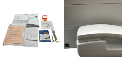 ブラザー プリンター A4 インクジェット複合機 MFC-J738DN FAX 電話機 子機1台付き 無線LAN brother プリビオ ファックス コピー ホワイト 中古 W４