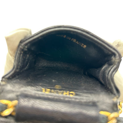 CHANEL シャネル マトラッセ マイクロミニ チェーン ショルダーバッグ ブランド 鞄 ミニ レディース レザー 中古 W４