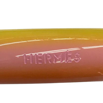 HERMES エルメス フュージョン ラッカーウッド バングル レディース ブレスレット ジュエリー グラデーション イエロー/ピンク/オレンジ 中古 T1