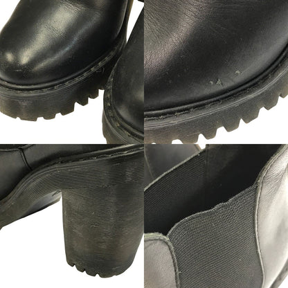 Dr.Martens ドクターマーチン HURSTON サイドゴアブーツ レディース レザー ヒール チェルシーブーツ ブラック UK5 中古 T1