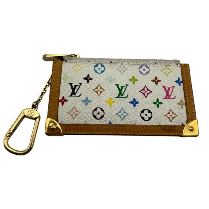 ルイ ヴィトン LOUIS VUITTON モノグラム マルチカラー ポシェット クレ キーチェーン付 コインケース 小銭入れ ブロン M92655 中古 W４