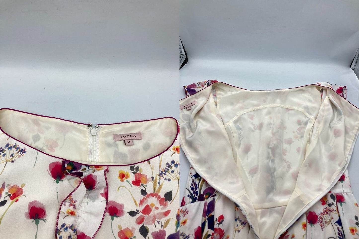 TOCCA トッカ 洗えるHARMONIES ドレス ワンピース サイズ2 中古 D4