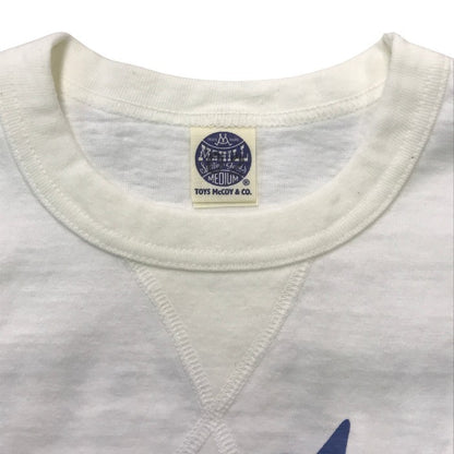 TOYS McCOY トイズマッコイ Tシャツ メンズ コットン 半袖 FELIX THE CAT フェリックス プリント ホワイト/ブルー Mサイズ 中古 T1